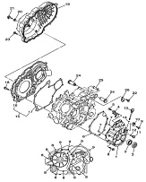 Крышка вариатора, двигателя КВАДРОЦИКЛА STELS ATV 450 H
