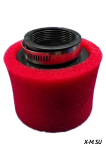 Фильтр нулевого сопротивления (прямой) d-38 мм красный