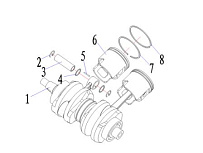 Поршневая 2-Х ТАКТНОГО ПЛМ PARSUN T40A FWL