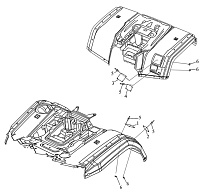 Наклейки КВАДРОЦИКЛА STELS ATV 450 H