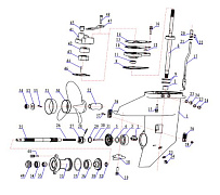 Редуктор 2-Х ТАКТНОГО ПЛМ PARSUN T9.9BM LIGHT
