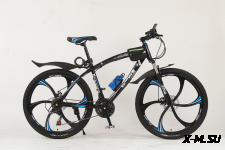 Велосипед на литых дисках стиль БМВ черный