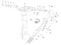 Рулевое управление 4-Х ТАКТНОГО ПЛМ HIDEA F2,5