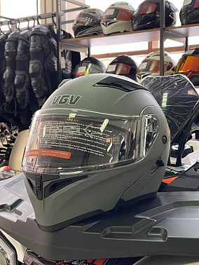 Шлем модуляр HETOSHI OIKE цв. Черно-серый р.XXL