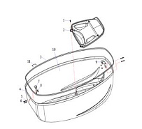 Колпак 2-Х ТАКТНОГО ПЛМ PARSUN T40A FWL