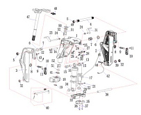 Кронштейн 2-Х ТАКТНОГО ПЛМ PARSUN T60BML