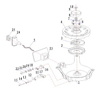 Стартер 2-Х ТАКТНОГО ПЛМ PARSUN T9.9BM LIGHT