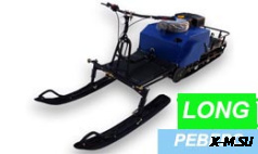 Мотобуксировщик ЛИДЕР-3-4Т-15 LONG, с модулем и РЕВЕРСОМ