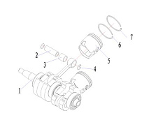 Поршневая 2-Х ТАКТНОГО ПЛМ PARSUN T9.9BM LIGHT
