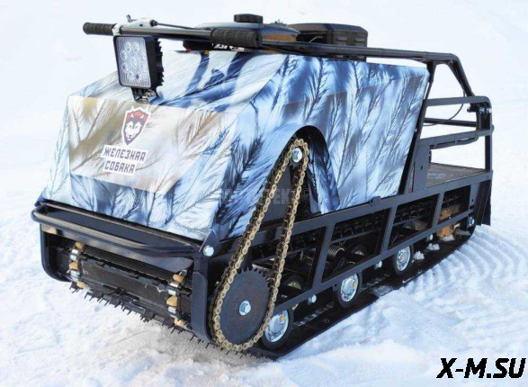 Мотобуксировщик Irondog (Железная собака) M500 13  Камуфляж Охотник