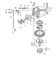 Ручной стартер 4-Х ТАКТНОГО ПЛМ MERCURY 4 Серийный номер от 0R000001 до 0R067089
