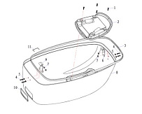 Колпак 2-Х ТАКТНОГО ПЛМ PARSUN T9.9BM LIGHT